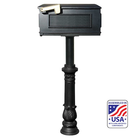 Qualarc The Hanford SINGLE mailbox post system HPST1-US-700-LM